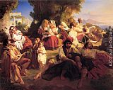 Franz Xavier Winterhalter Famous Paintings - Il dolce far niente